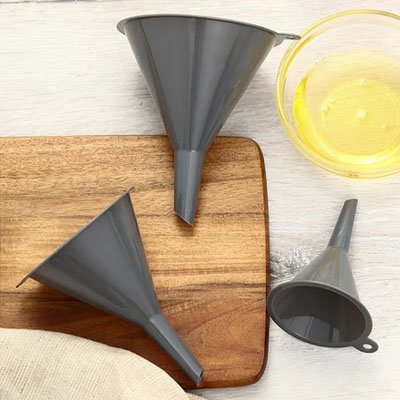 entonnoir premium en verre avec graduations precises