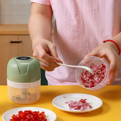 hachoir electrique avec coupes uniformes