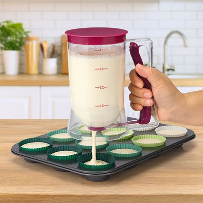 Entonnoir à piston 900ml | Précision Pâtissière