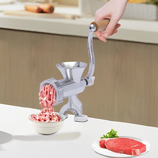 Hachoir Ă Viande Manuel Inox | Authentique
