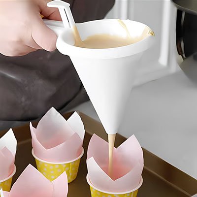 Entonnoir à piston | Précision Pâtissier