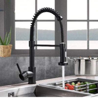 Robinet rotatif 360° | Premium Noir Mat