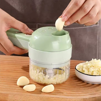 coupe legumes electrique avec base transparent