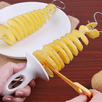 coupe legumes spirale des pommes de terre