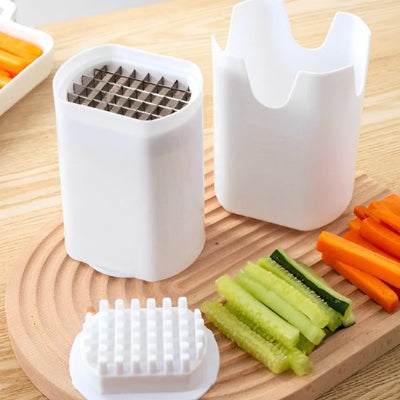 legumes coupes avec notre coupe legumes multifonction