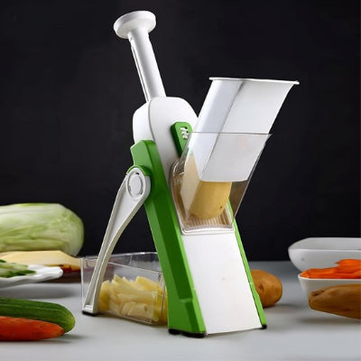 mandoline cuisine professionnelle avec bac collecteur integre