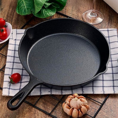 poele en fonte avec reduction de matiere grasses