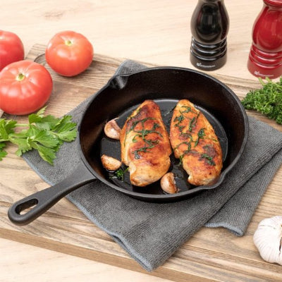 poele en fonte avec une repartition parfaite