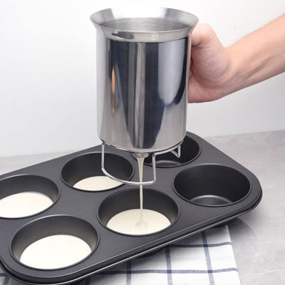 Entonnoir à piston inox | Dosi'Chef