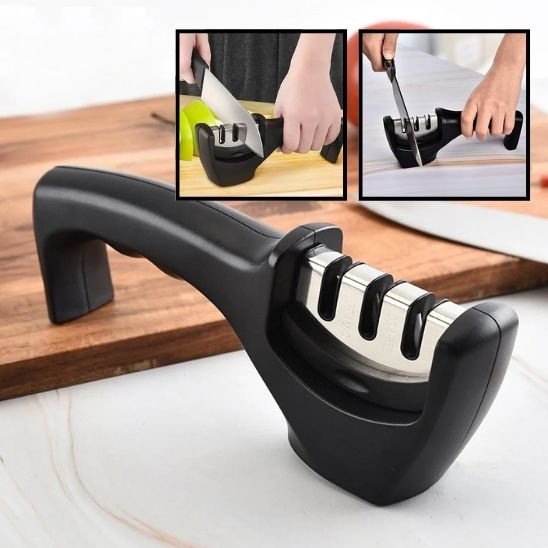 Aiguiseur Couteau | Professionnel 3 Étapes