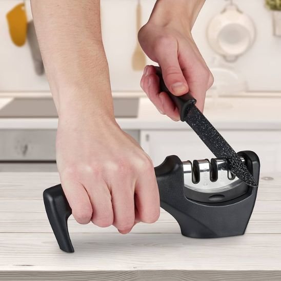 Aiguiseur Couteau | Professionnel 3 Étapes