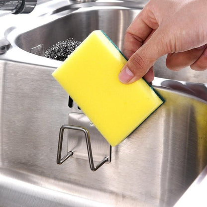 SpongeHolder™ - Égouttoir auto-adhésif en acier | Cuisine - Entreprisecuisine